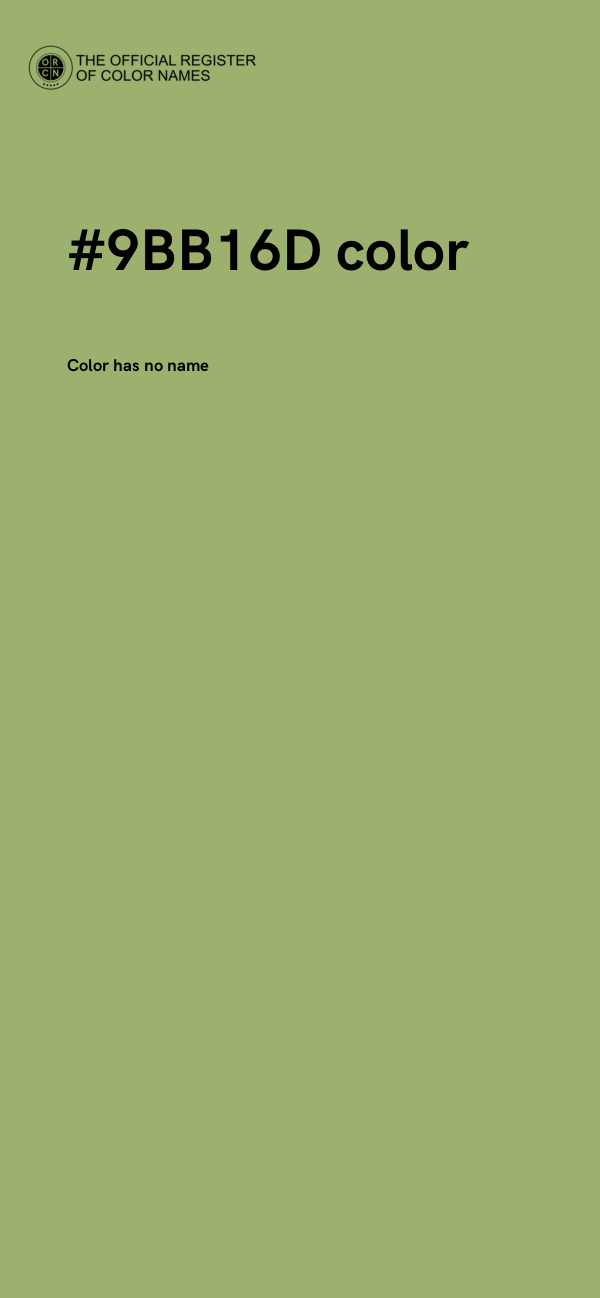 #9BB16D color image