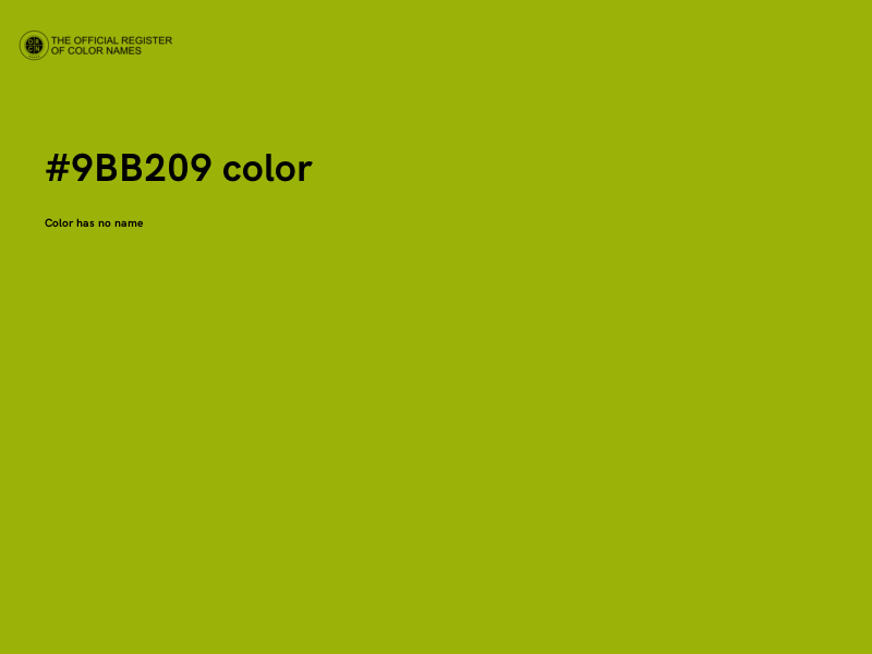 #9BB209 color image