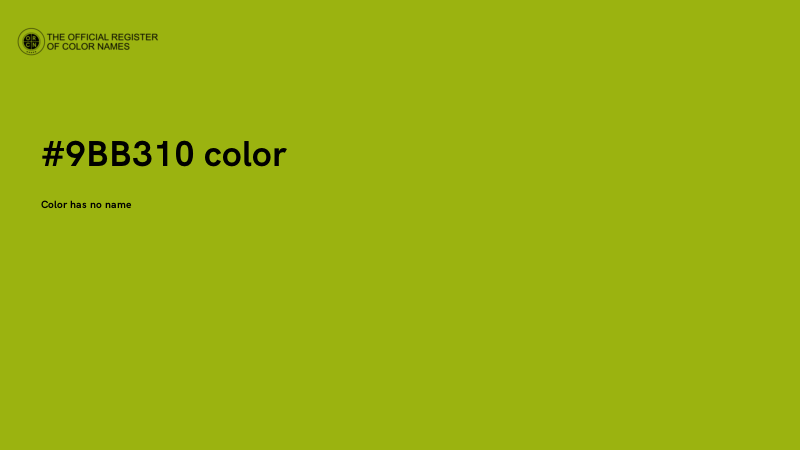 #9BB310 color image