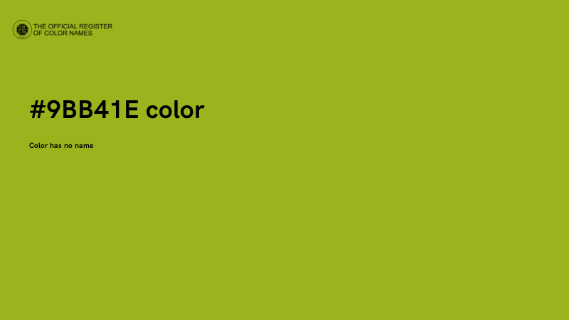 #9BB41E color image