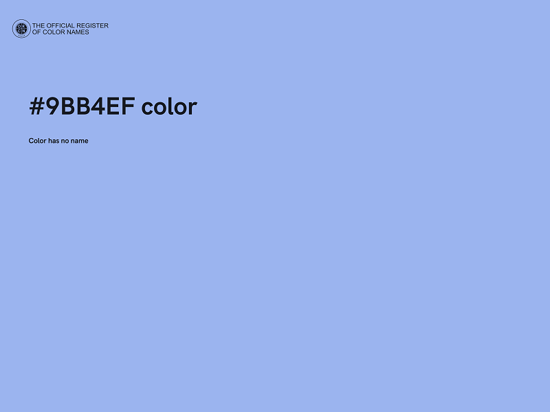 #9BB4EF color image