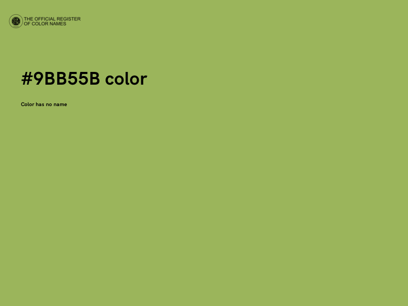 #9BB55B color image