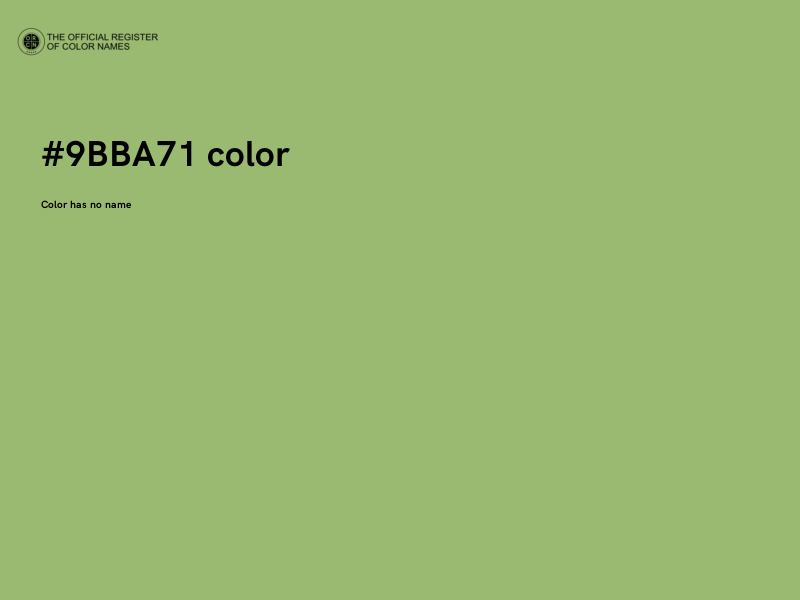 #9BBA71 color image