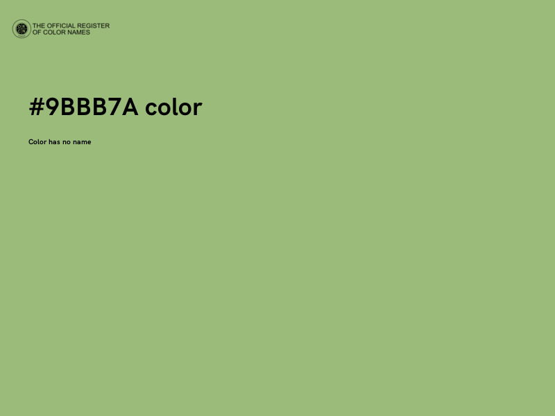#9BBB7A color image