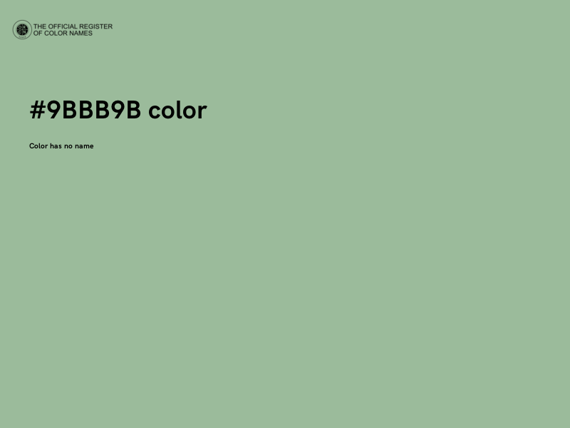 #9BBB9B color image