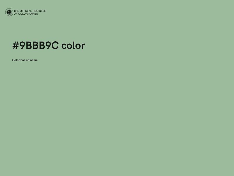 #9BBB9C color image