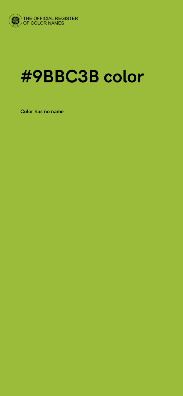 #9BBC3B color image