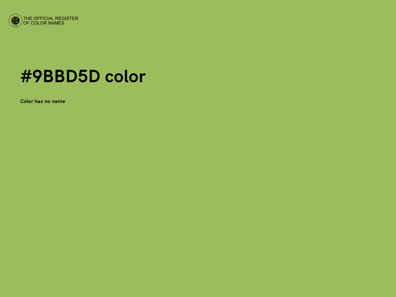 #9BBD5D color image