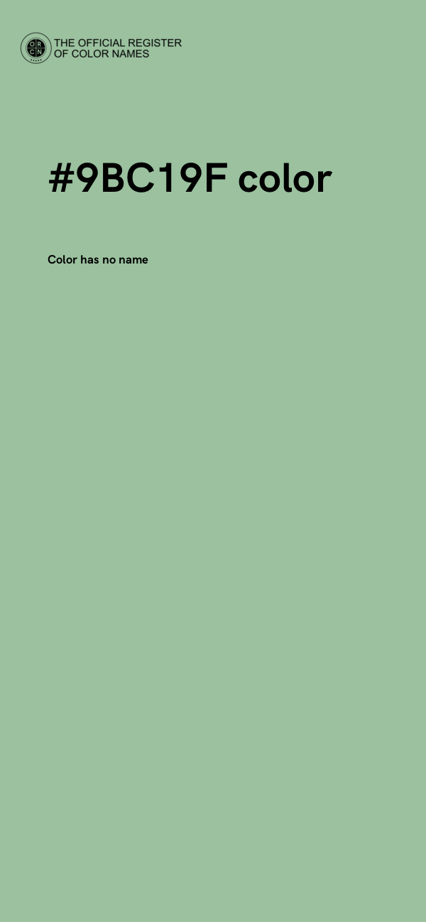 #9BC19F color image