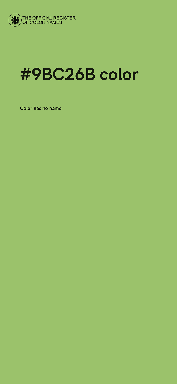 #9BC26B color image