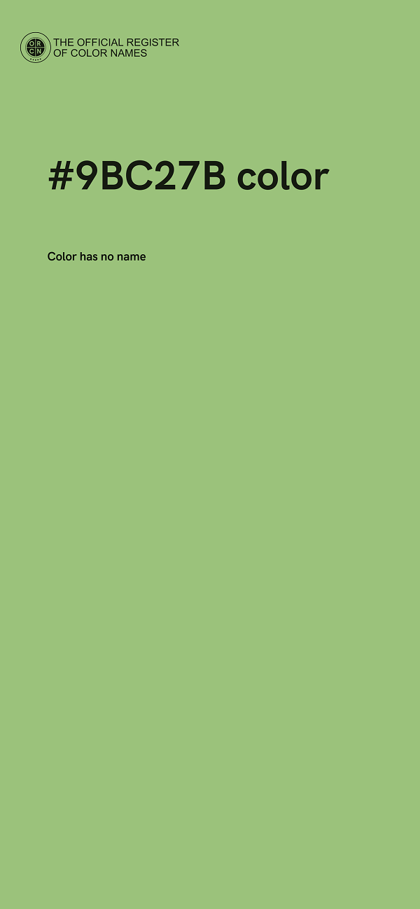 #9BC27B color image