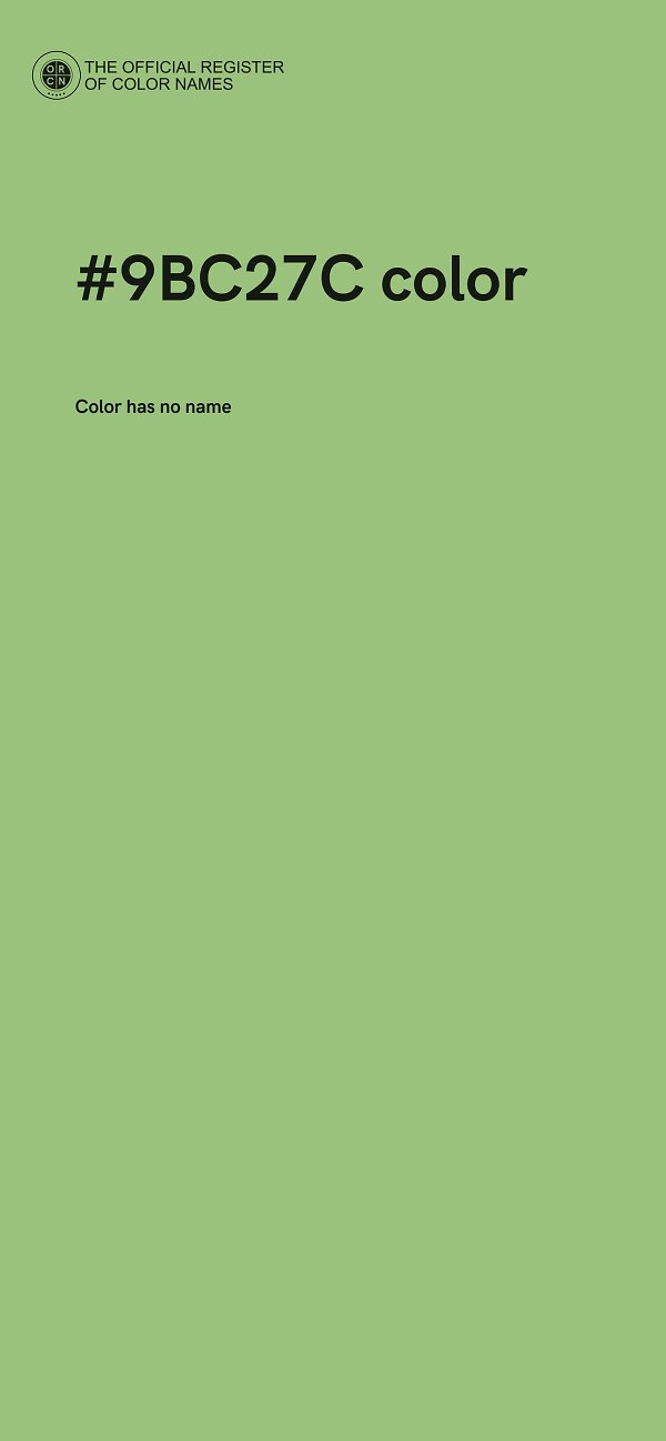 #9BC27C color image