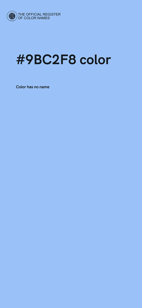 #9BC2F8 color image