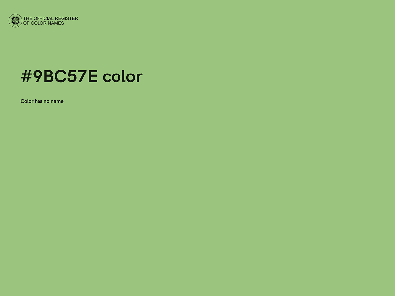 #9BC57E color image