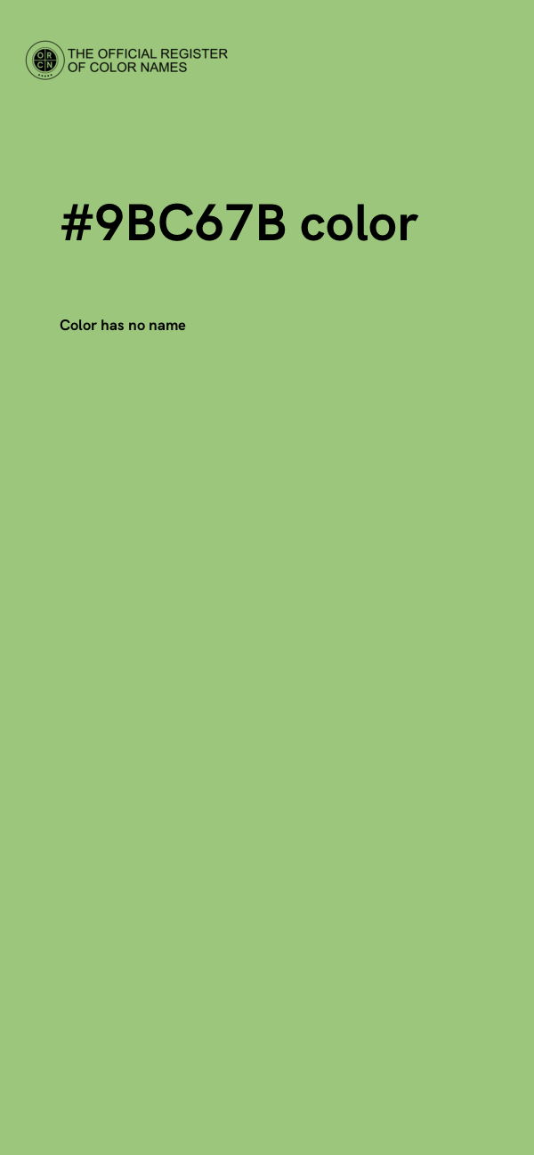 #9BC67B color image