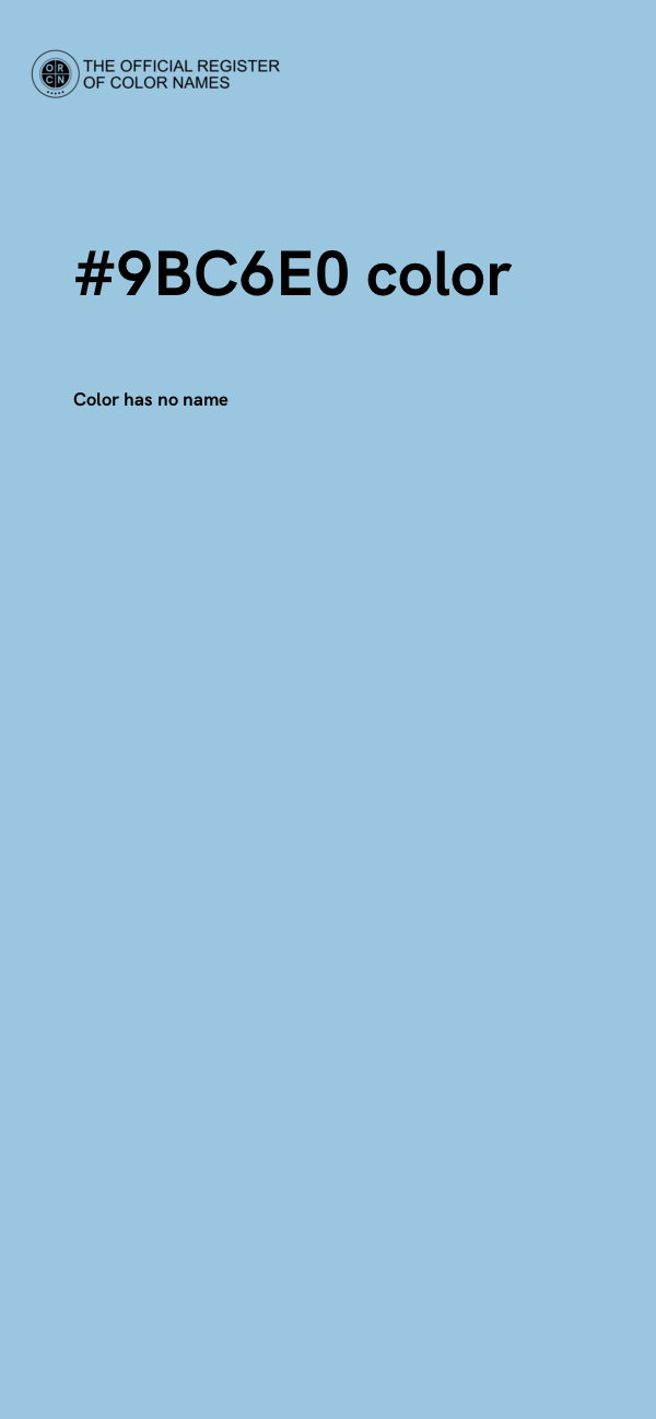 #9BC6E0 color image