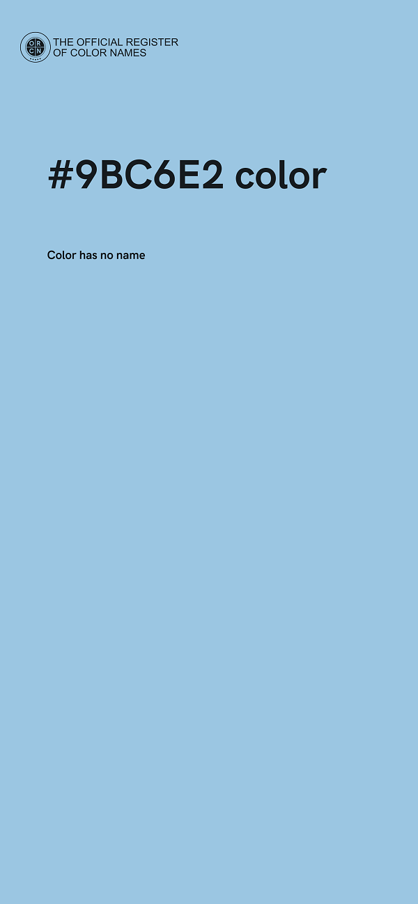 #9BC6E2 color image