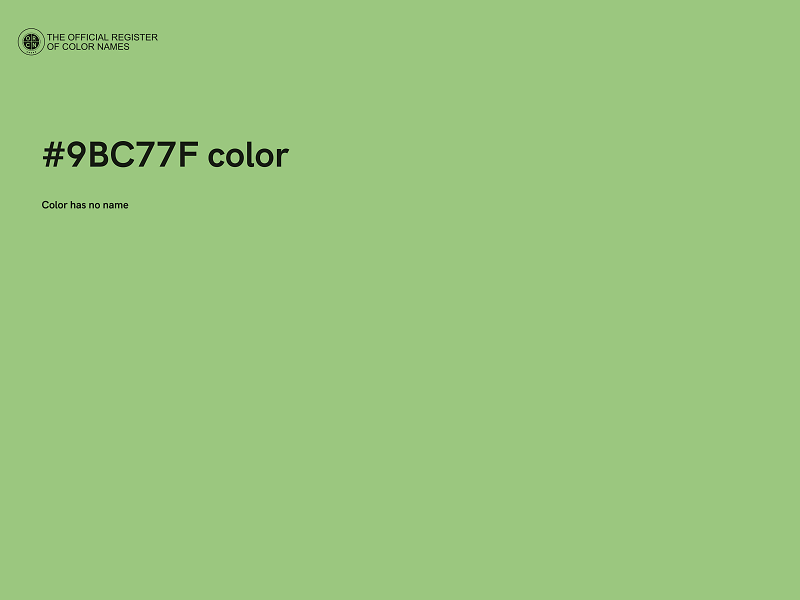 #9BC77F color image