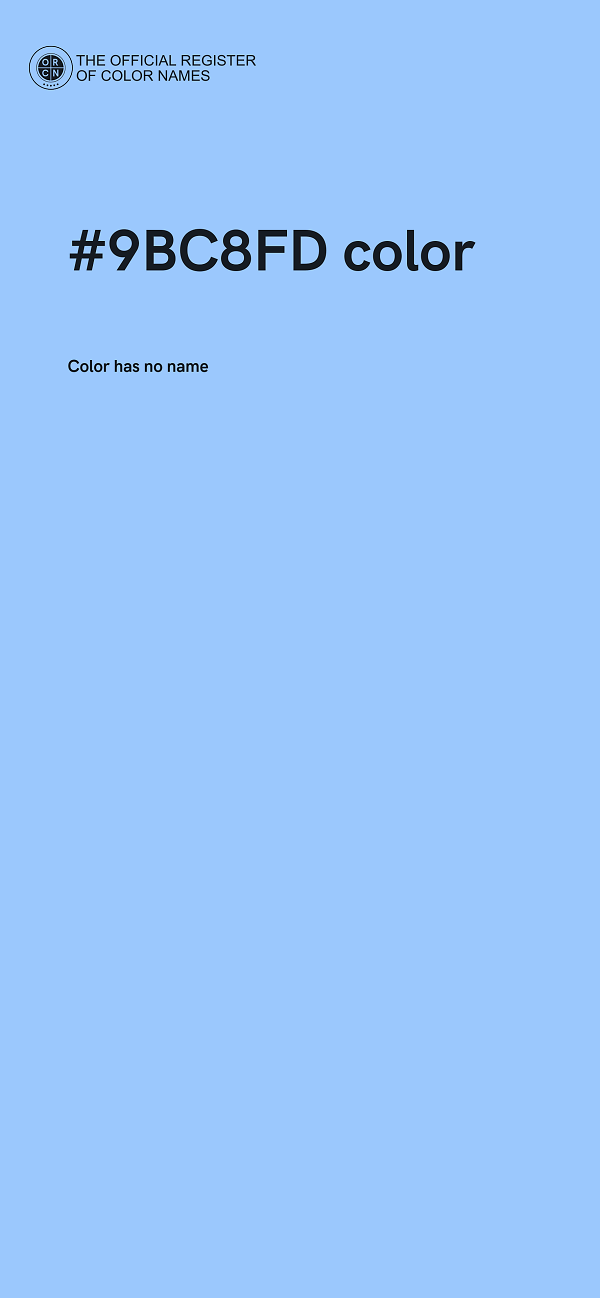 #9BC8FD color image
