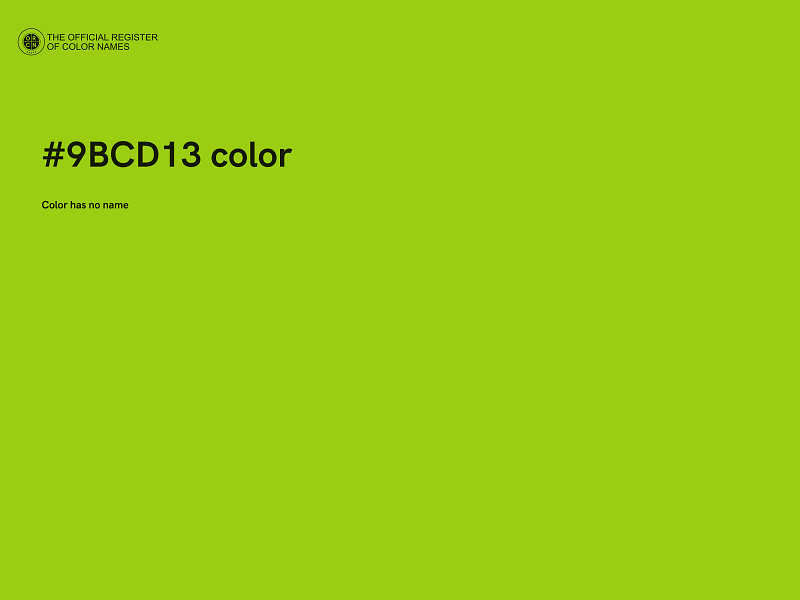 #9BCD13 color image