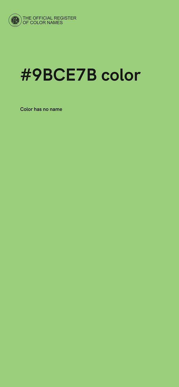 #9BCE7B color image