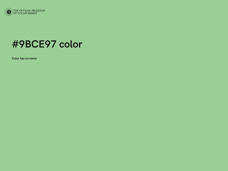 #9BCE97 color image