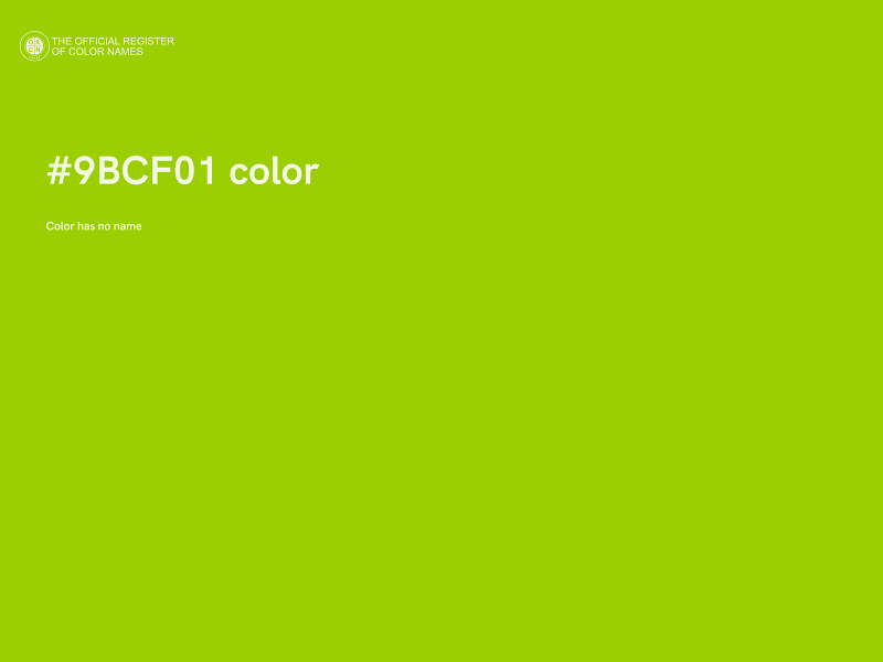 #9BCF01 color image