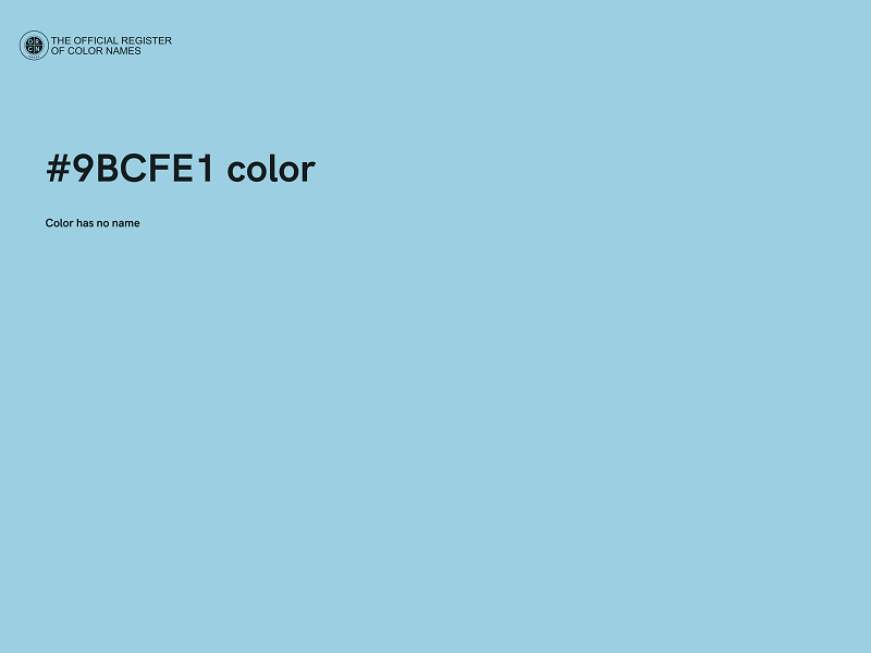 #9BCFE1 color image