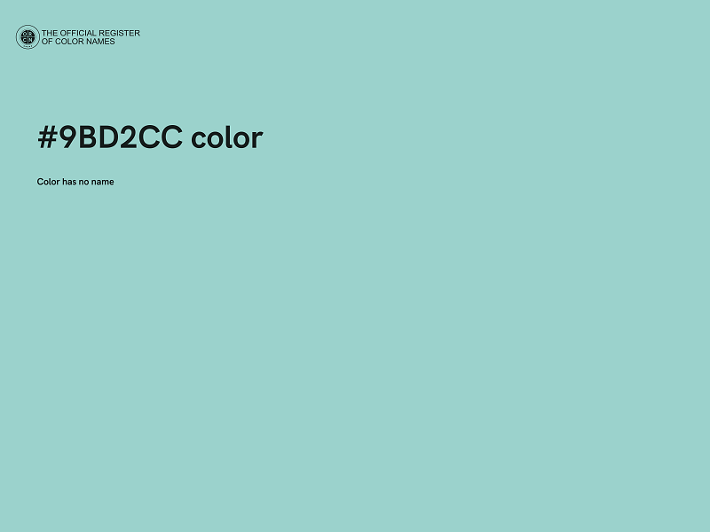 #9BD2CC color image