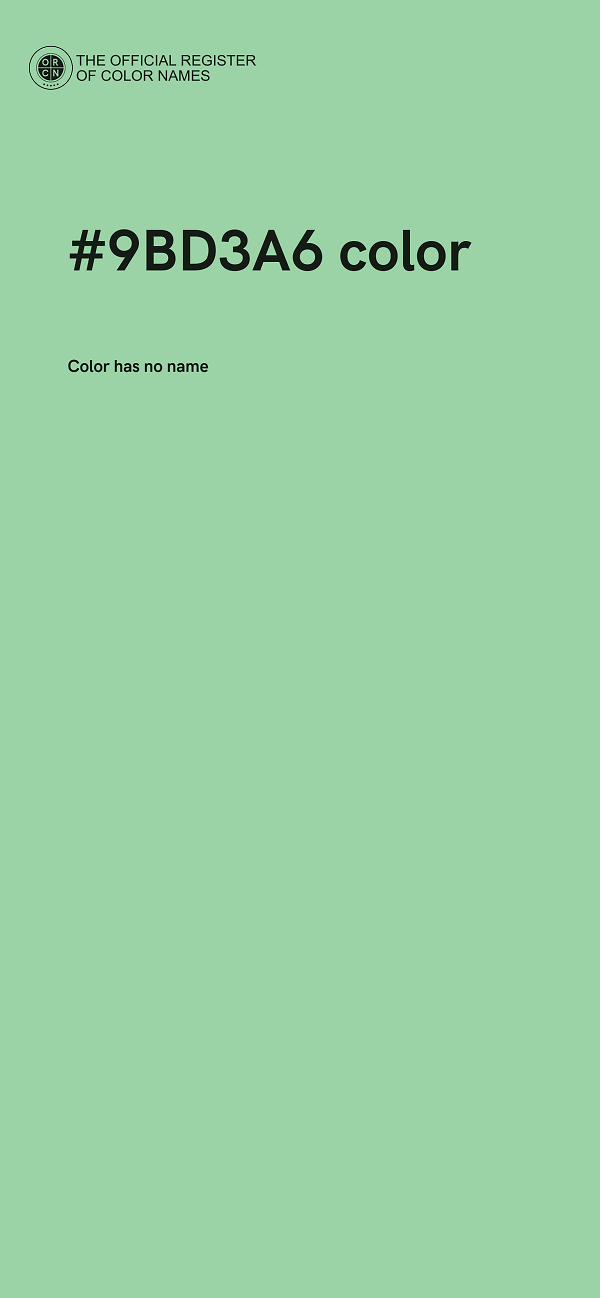 #9BD3A6 color image