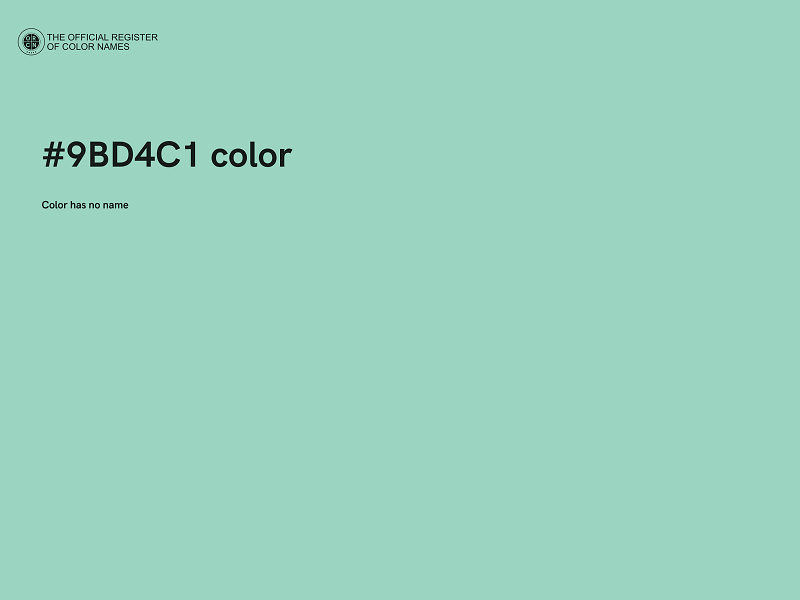 #9BD4C1 color image