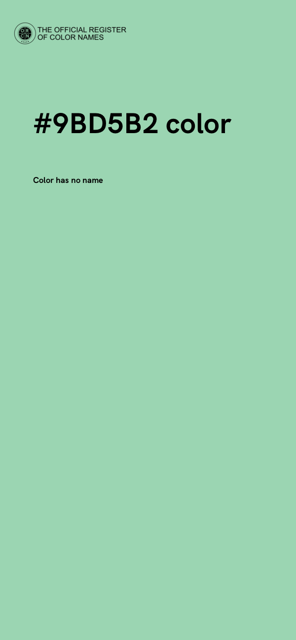 #9BD5B2 color image