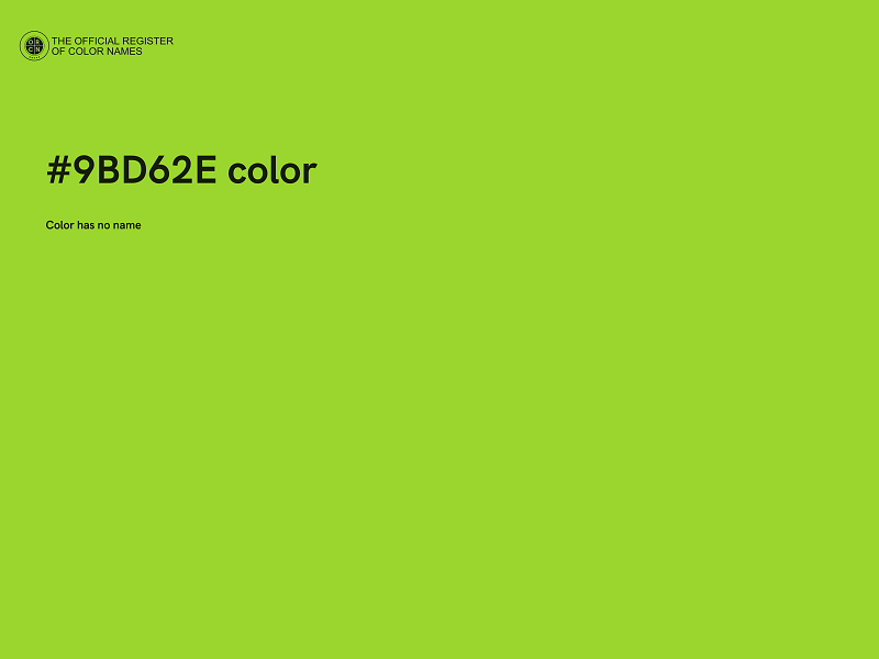 #9BD62E color image