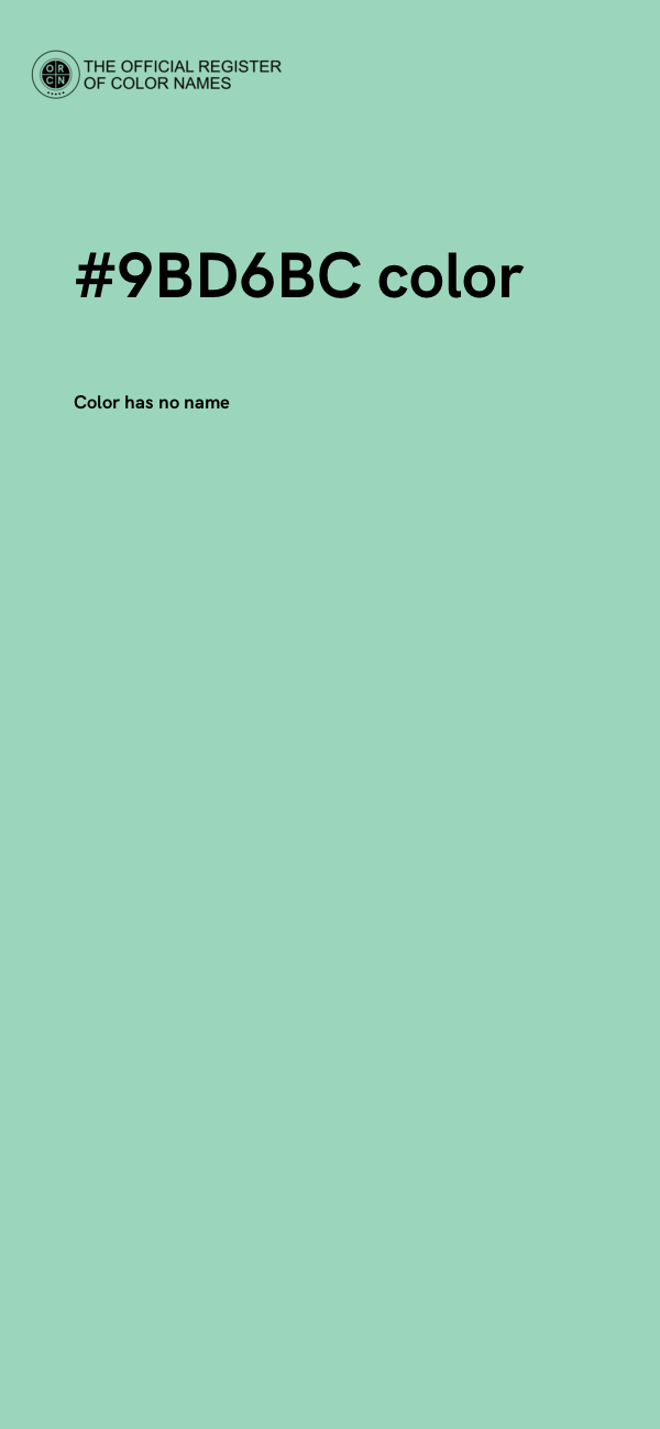 #9BD6BC color image