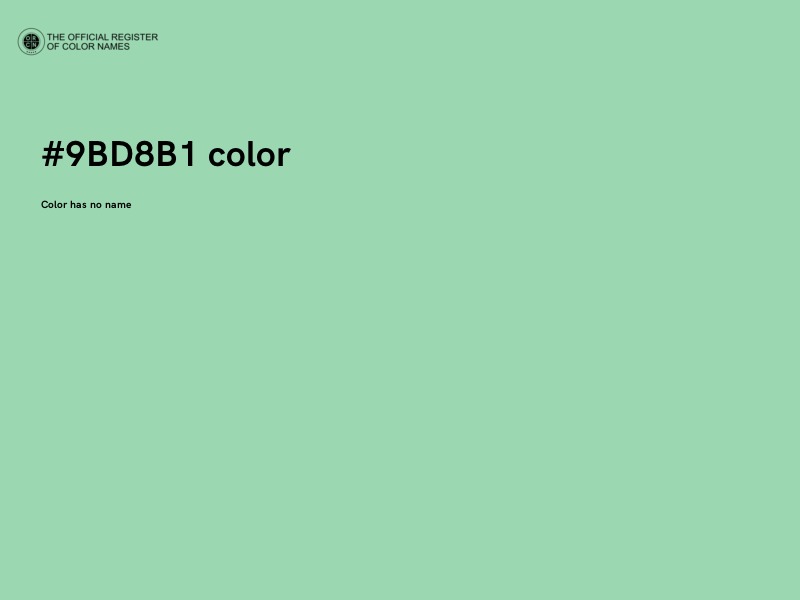 #9BD8B1 color image