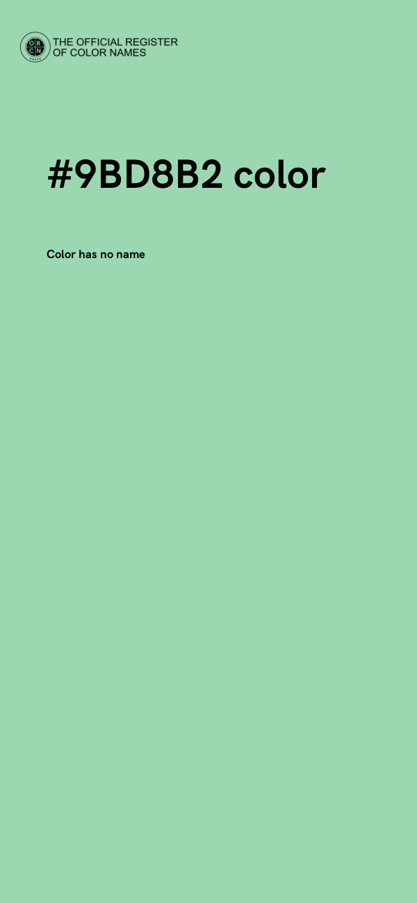 #9BD8B2 color image