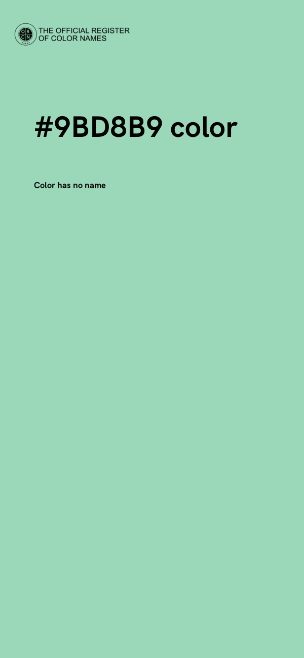 #9BD8B9 color image
