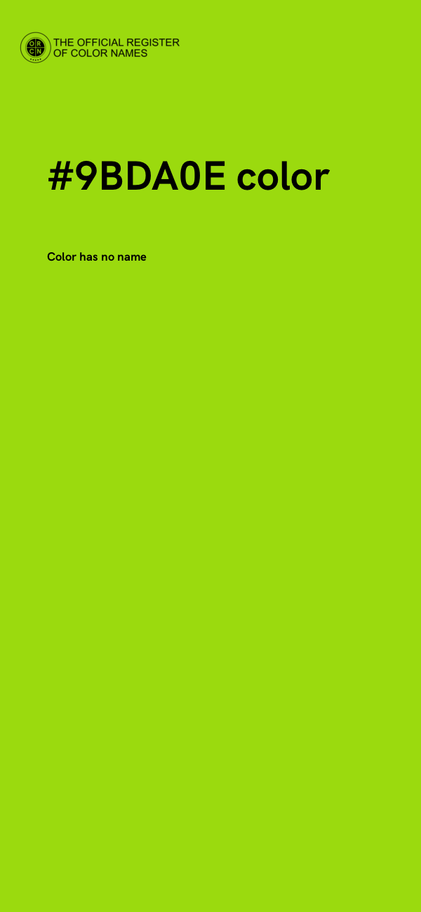 #9BDA0E color image