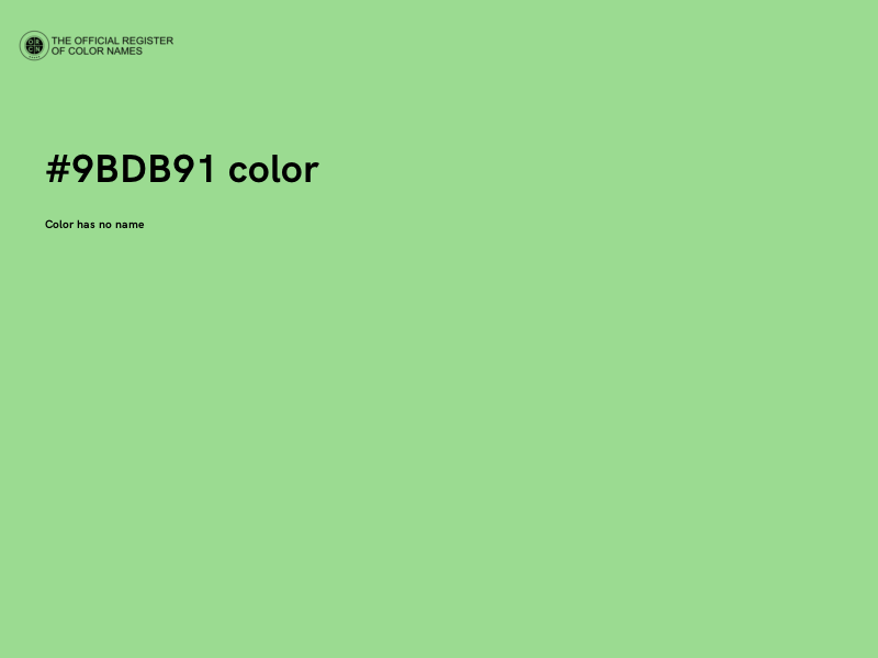 #9BDB91 color image