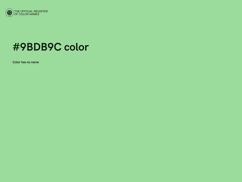 #9BDB9C color image