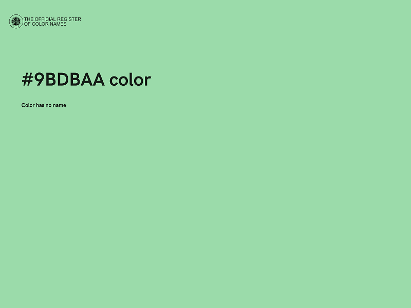 #9BDBAA color image