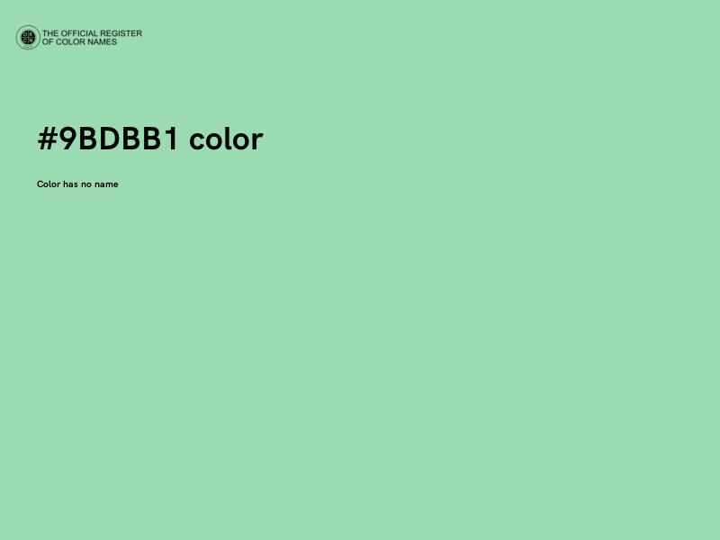 #9BDBB1 color image