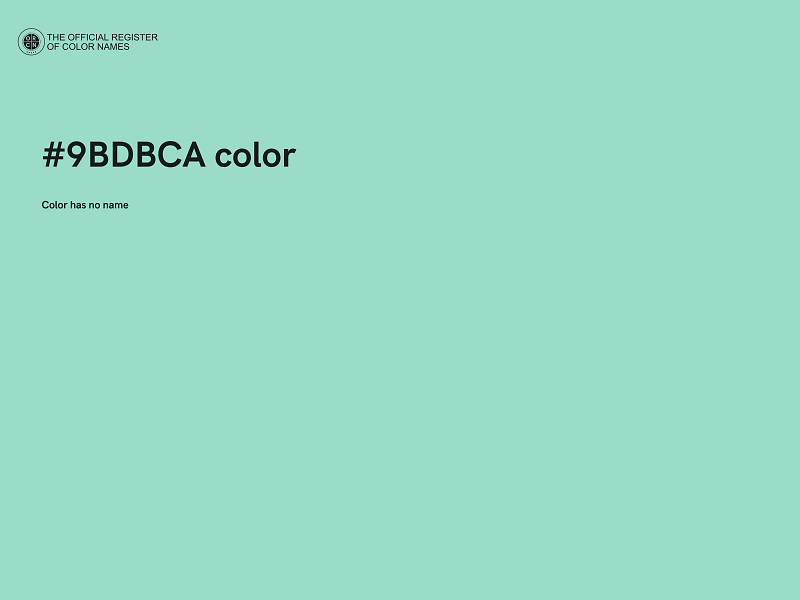 #9BDBCA color image