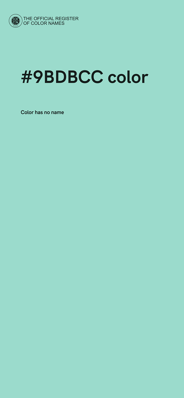#9BDBCC color image