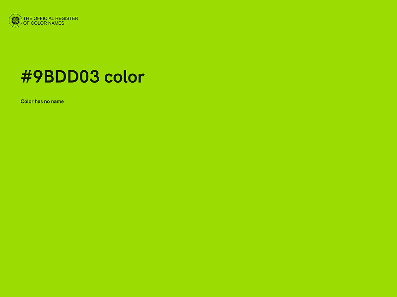 #9BDD03 color image