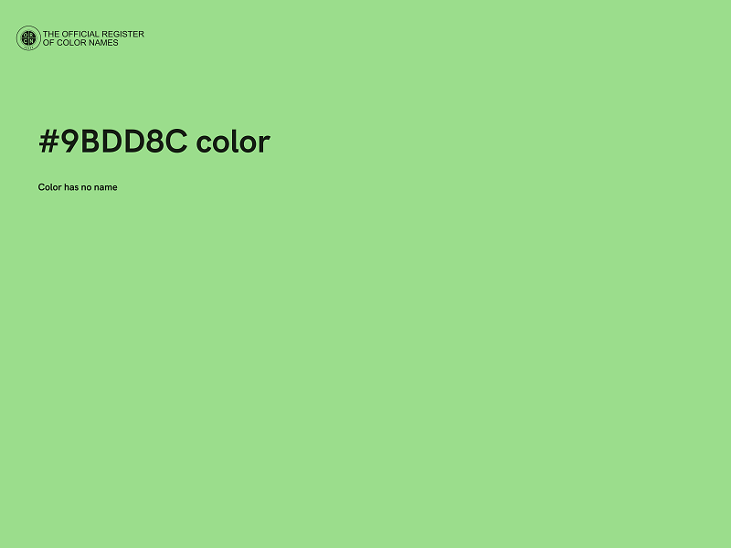 #9BDD8C color image