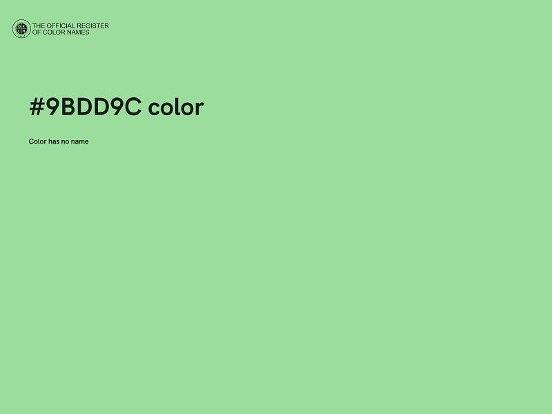 #9BDD9C color image