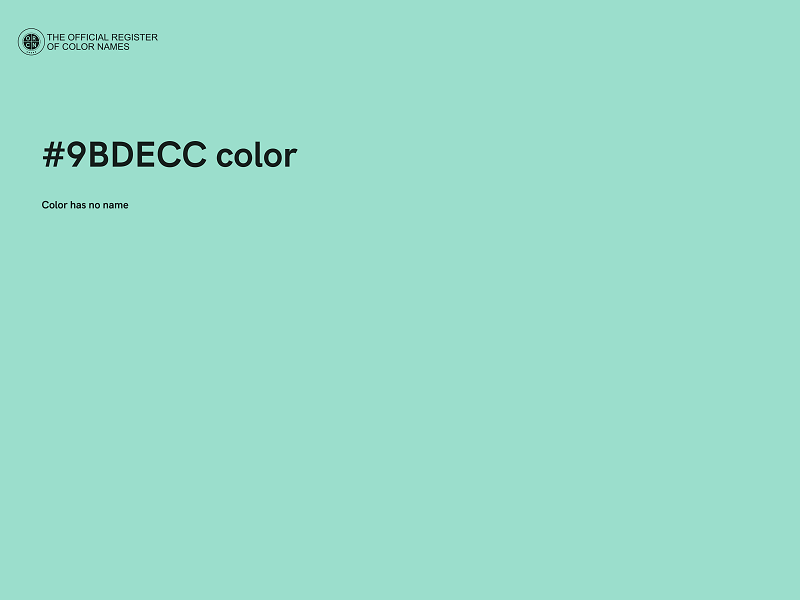 #9BDECC color image