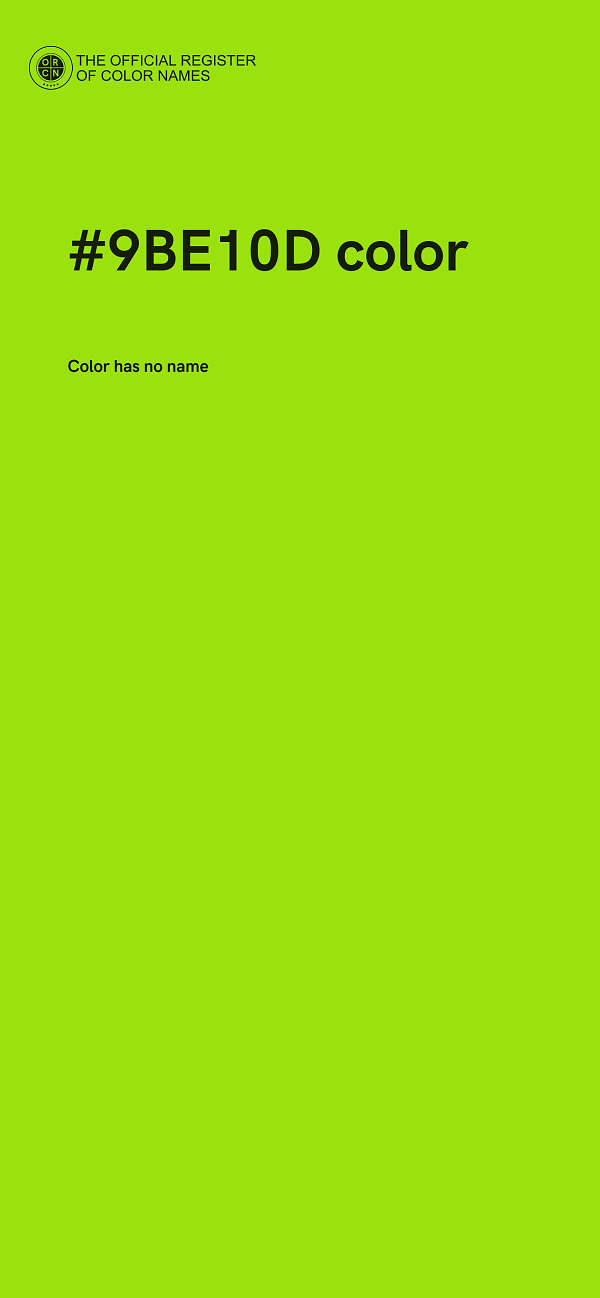 #9BE10D color image