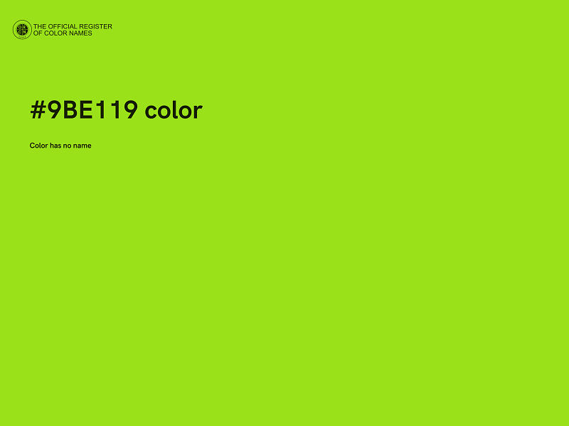 #9BE119 color image